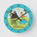 Search for dinosaur nursery clocks Boy