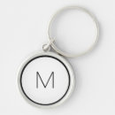 Search for black white wedding key rings Minimalist