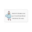 Search for funny chicken return address labels Crazy chicken lady