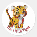 Search for tiger designs stickers For kids