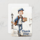 Search for mailman thank you cards Postman