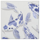 Search for blue and white fabric Fish