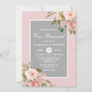 Search for peach and gray wedding invitations Grey
