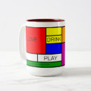 Search for de stijl mugs Piet mondrian