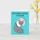 Search for cat get well cards For cat lovers