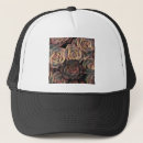 Search for orange floral hats Vintage