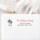 Search for tropical palm tree return address labels Botanical