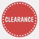 Search for sale signage stickers Red