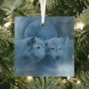 Search for wolves christmas tree decorations Moon
