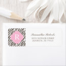 Search for pink zebra labels Elegant