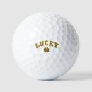 Search for lucky golf balls St patricks