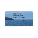 Search for sail boat return address labels Coast