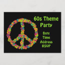 Search for flower power party invitations Hippy