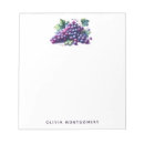 Search for grapes notepads Watercolor