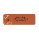 Search for pumpkin orange return address labels Mail