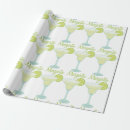 Search for margaritas wrapping paper Lime
