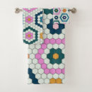 Search for hexagon bath towels Pattern