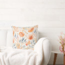 Search for dusty peach cushions Watercolor