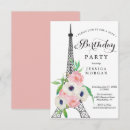 Search for eiffel tower birthday invitations Paris