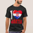 Search for i love croatia tshirts Country