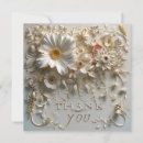 Search for flower thank you cards White