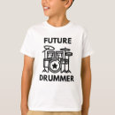 Search for drummer kids tshirts Rock