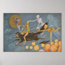 Search for vintage halloween ghost art Skeleton