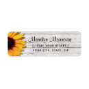 Search for rustic daisy return address labels Modern