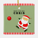 Search for kick ball christmas tree decorations Santa
