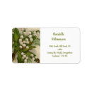 Search for lily of the valley return address labels Green