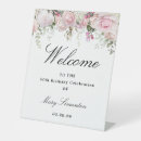 Search for 50th birthday welcome signs Floral