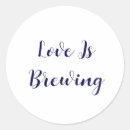 Search for coffee wedding stickers Love is brewing