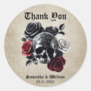 Search for till death do us part stickers Floral skull