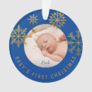 Search for first year christmas tree decorations Baby boy
