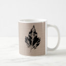 Search for burlap mugs Leaves