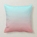 Search for teal and peach cushions Stripes