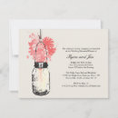 Search for farm rehearsal dinner invitations Mason jar