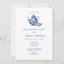 Search for teapot bridal shower invitations Watercolor