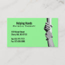 Search for helping hand business cards Therapy