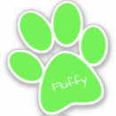 Search for green paw print stickers Pets
