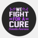 Search for alzheimers cure stickers Alzheimer's