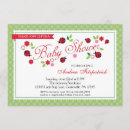 Search for lady bug baby shower invitations Modern