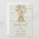 Search for green hot air balloon invitations Boy