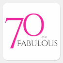 Search for 70th seventy 70 years old stickers 70 and fabulous