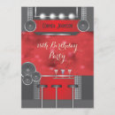 Search for night club birthday invitations Black