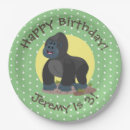 Search for gorilla paper plates Cute