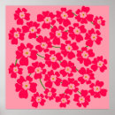 Search for retro floral pattern posters Pink