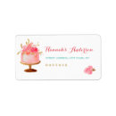 Search for spring wedding return address labels Pink