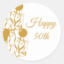 Search for anniversary greeting stickers 50th