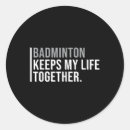 Search for badminton club stickers Player